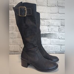 Paul Green Leather Knee-High Boots – Women’s Size 7 – Pristine